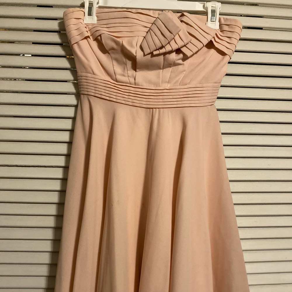 Peach dress